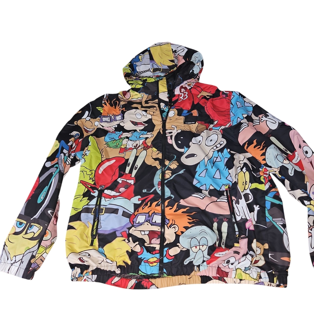 Colorful Cartoon Print Jacket NICKELODEON